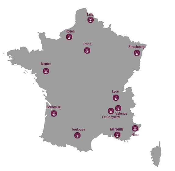 Les agences D&C en france